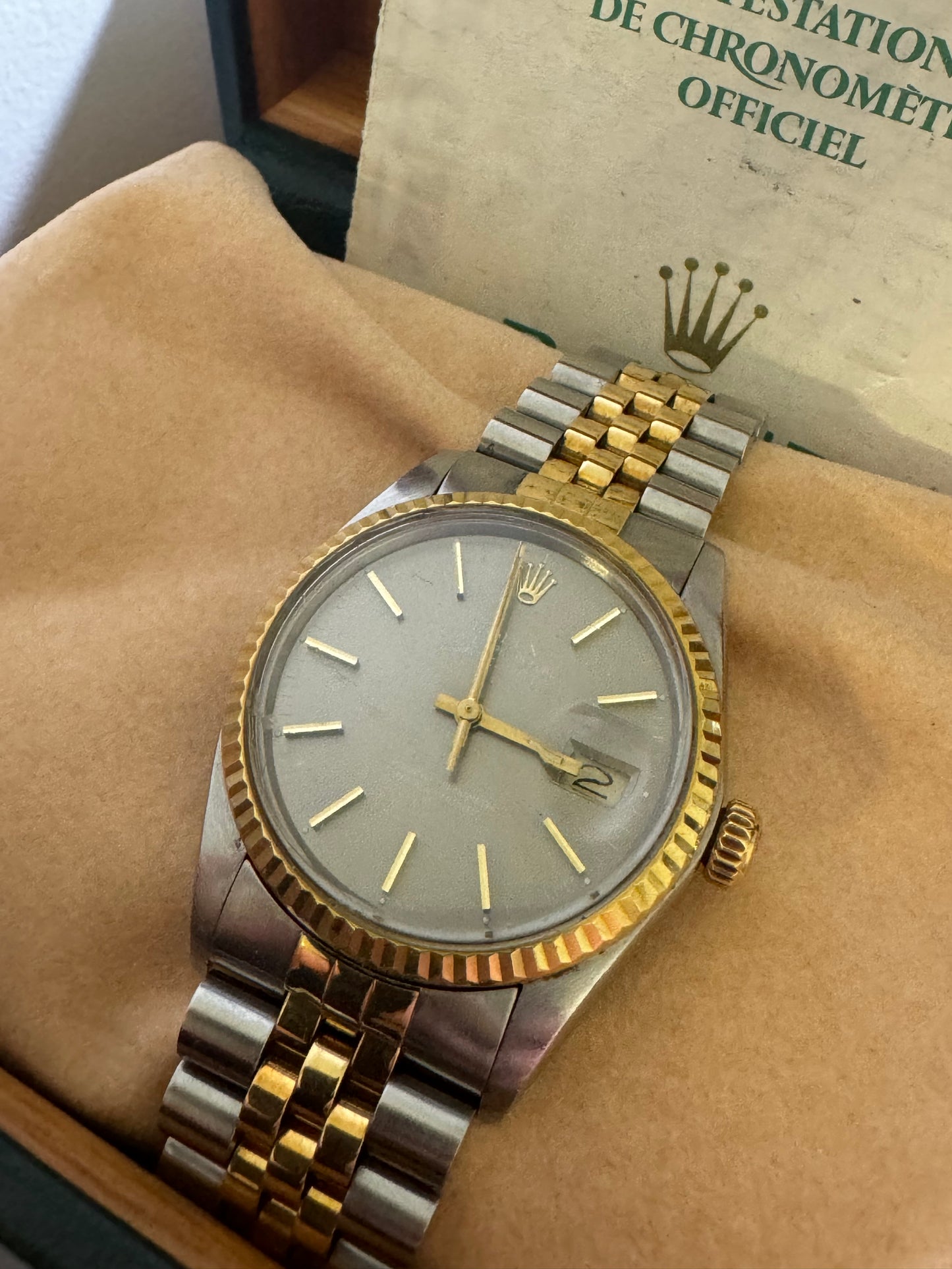 Rolex datejust 16013 ghost dial