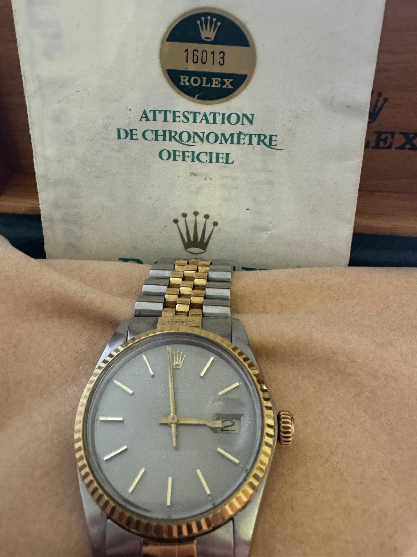 Rolex datejust 16013 ghost dial