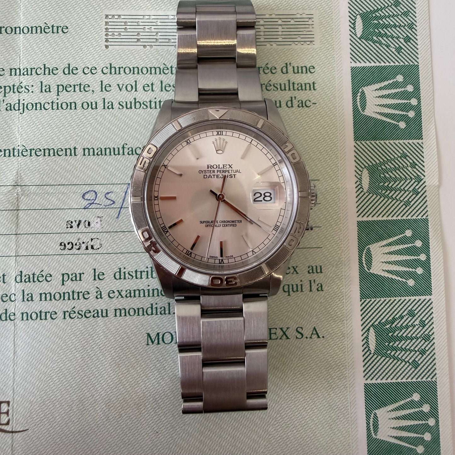 Rolex turn o graph 16264