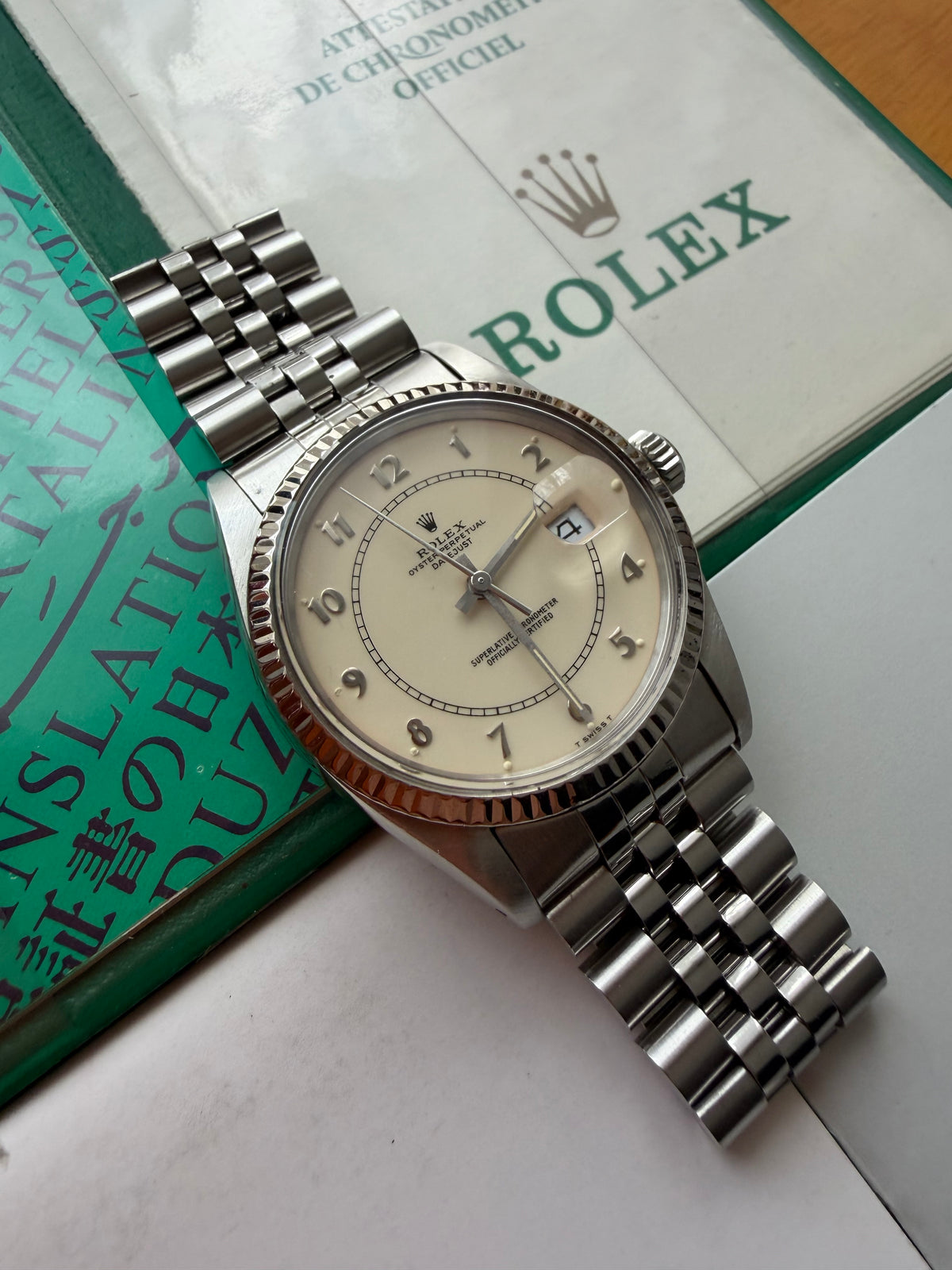 Rolex datejust 16014 quick set