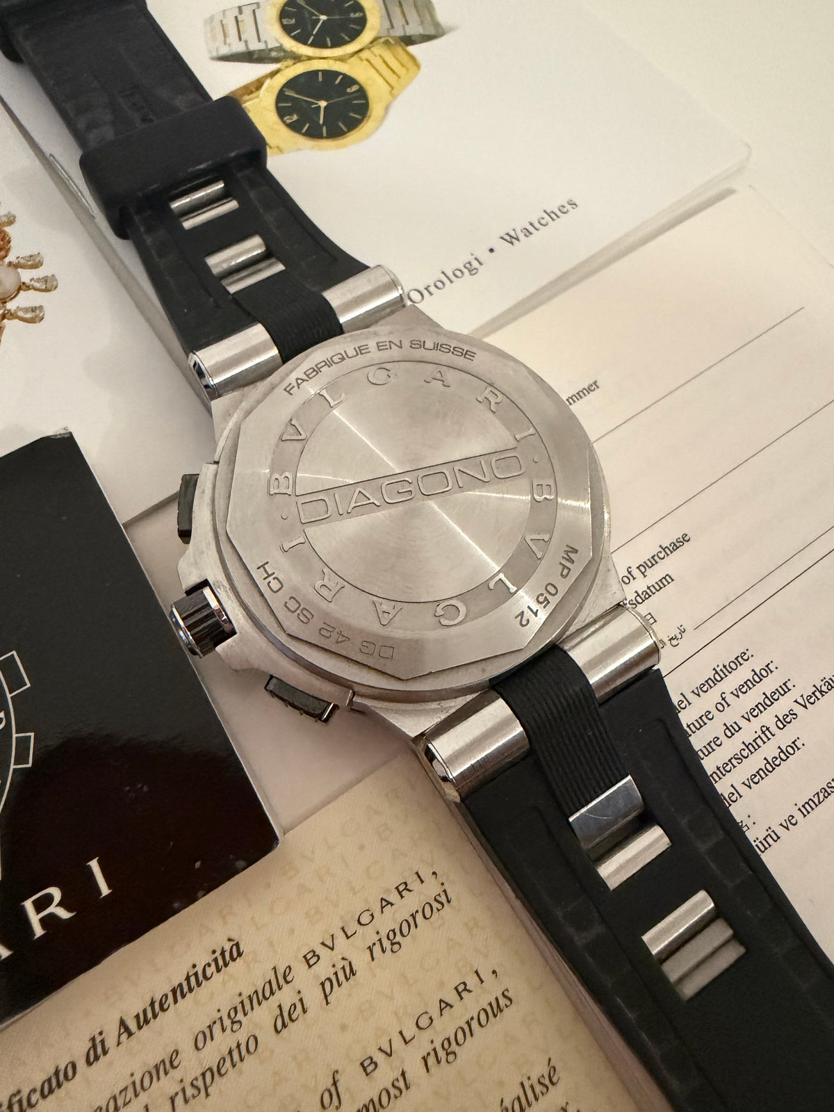 Bulgari Diagono Chronograph Ref. DG42SCCH