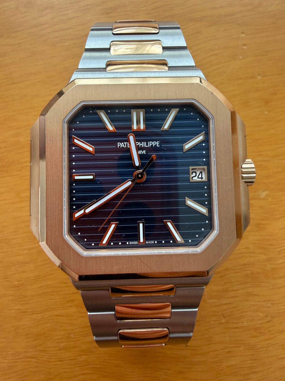 Patek Philippe Cubitus Blue Index Bracelet 5821/1AR-001