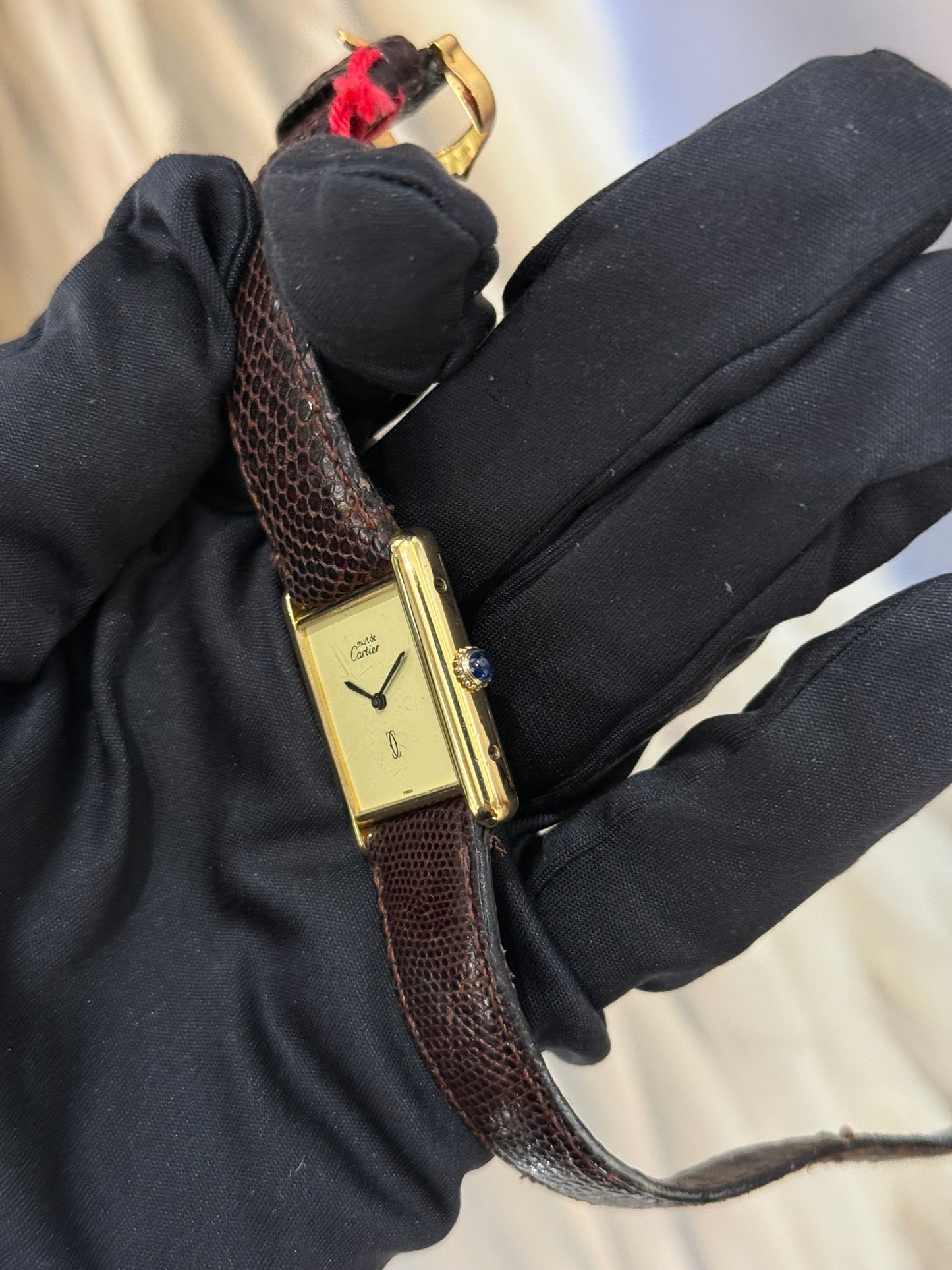 Cartier Tank Vermeil grande