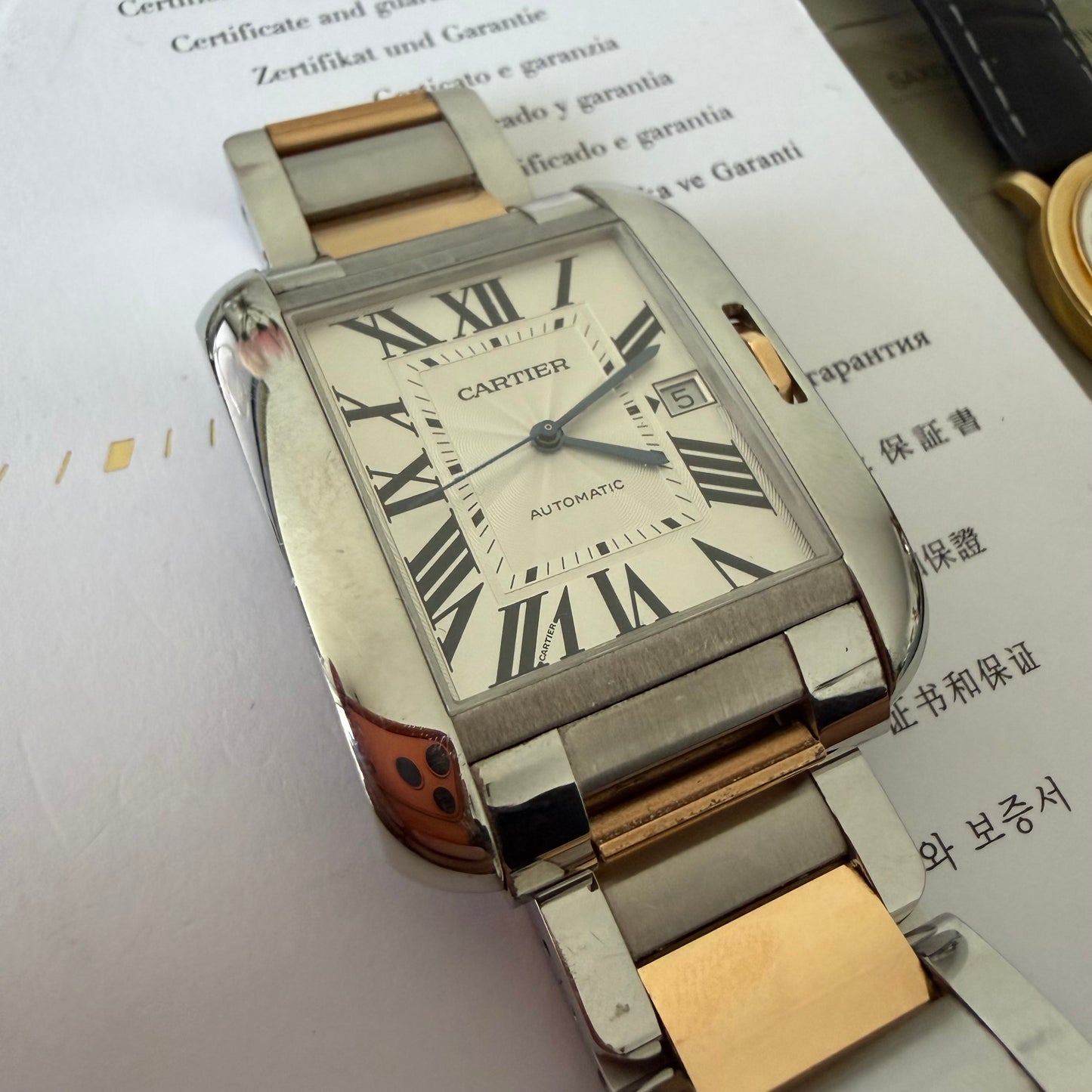 Cartier tank 3597 XL