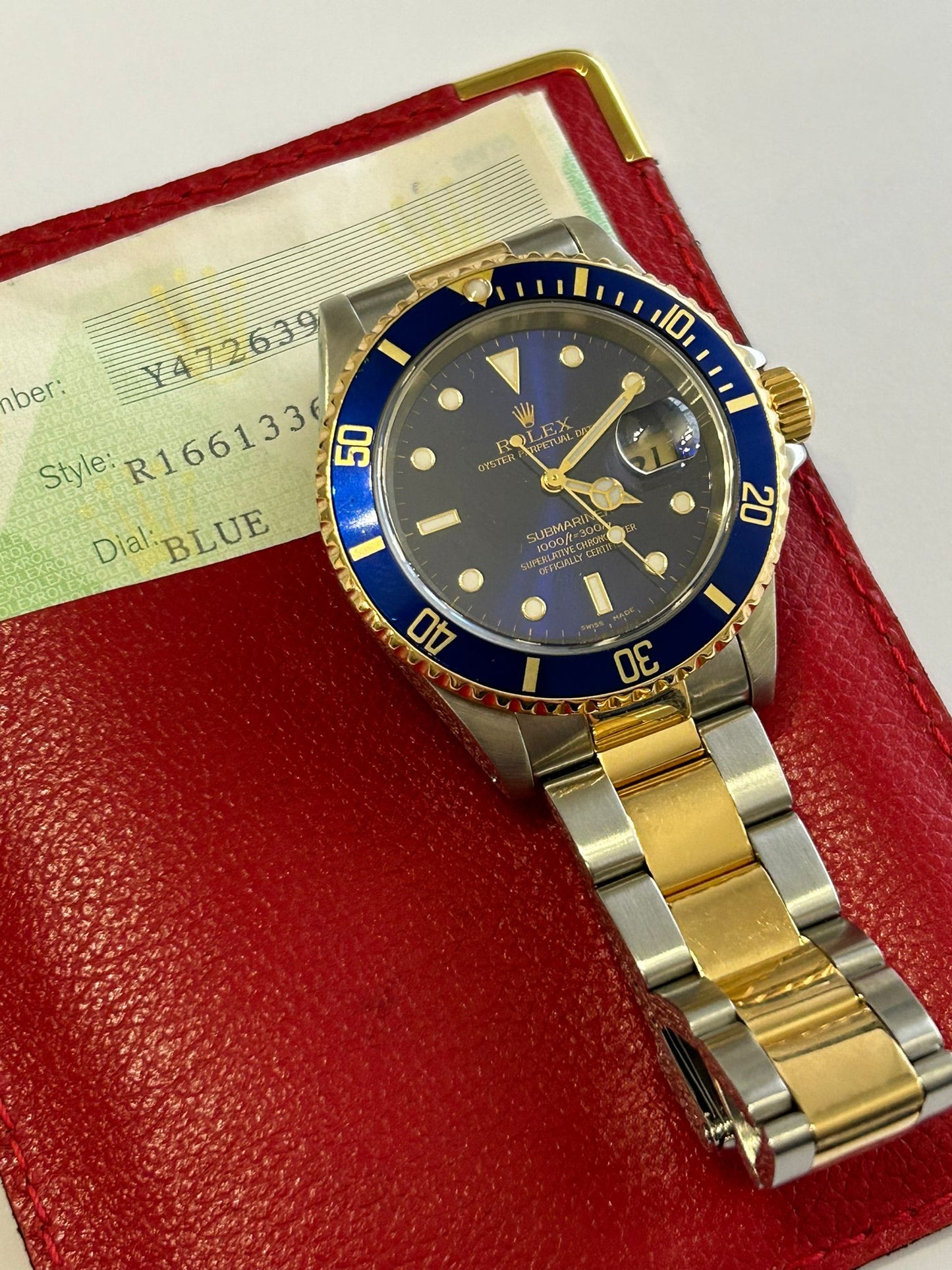 Rolex submariner 16613LB anno 2004