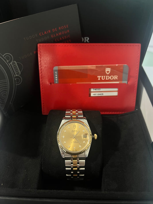 Tudor Prince Day Date Diamond