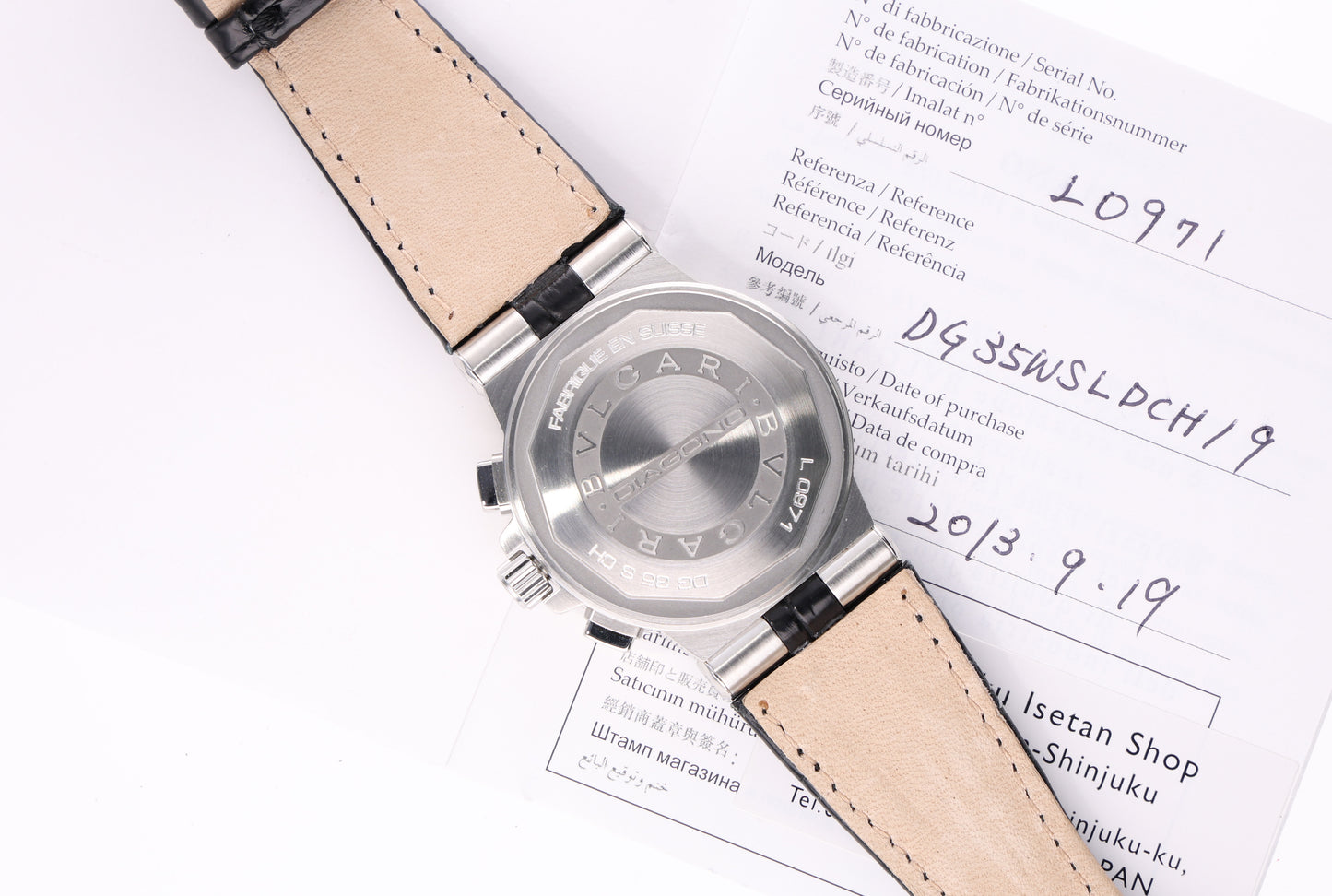 Bvlgari Diagono DG 35 WSL
