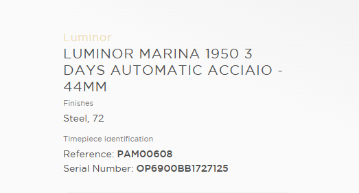 Panerai Luminor Marina PAM00608