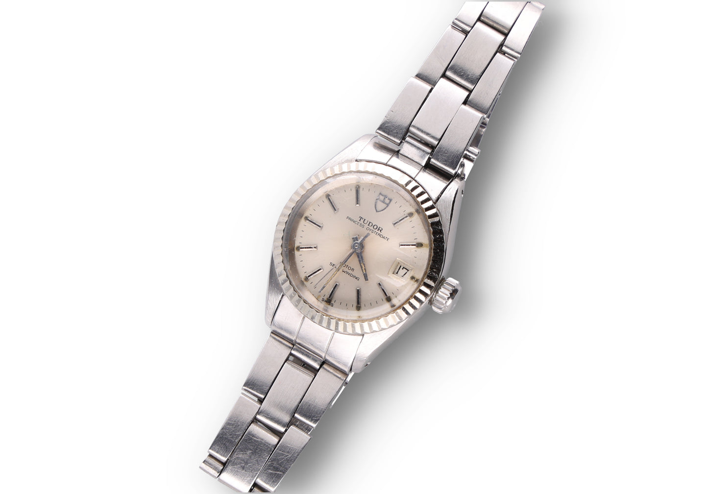 Lady Tudor 28mm steel Gold Bazel